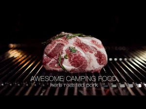 【キャンプ】妻の本気のキャンプ飯がヤバい！ Camping Herb Roasted Pork
